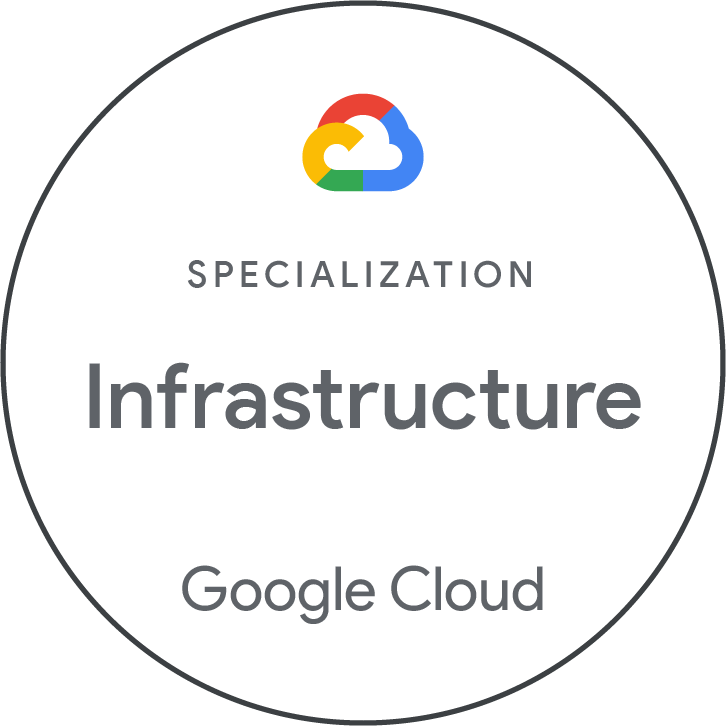 Google Cloud 基礎架構專項認證
